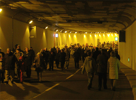 Berlin: Tiergartentunnel: Besichtigung