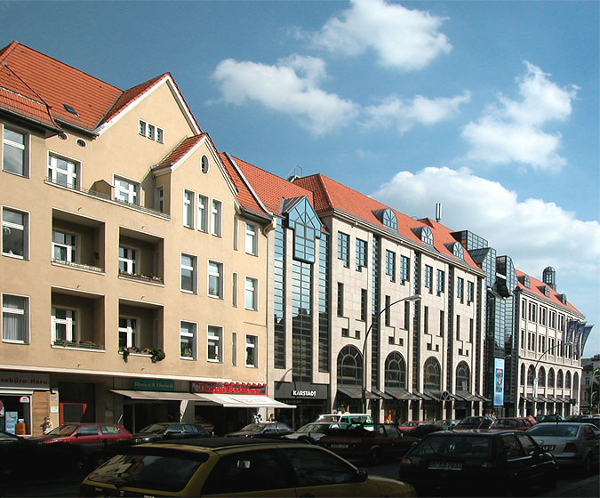 Karstadt, Tempelhofer Damm, Hausfront Te-Damm, Architekt: Harald Deilmann