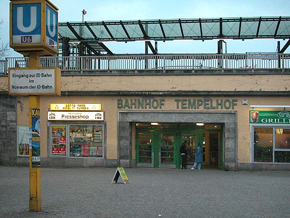 U- und S-Bahnhof Tempelhof