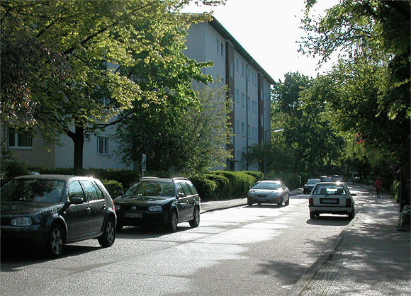 Wolfsburger Weg, nach Regen