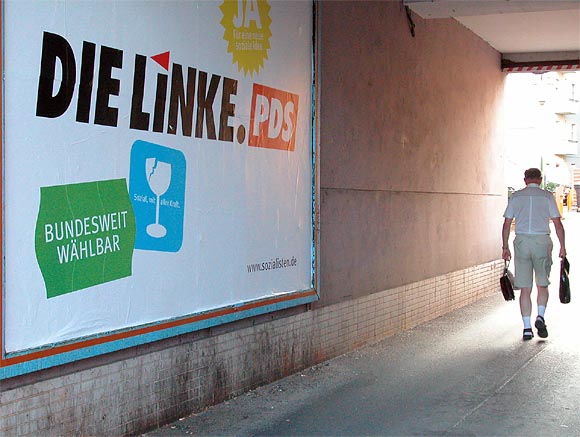 Berlin-Tempelhof, Bundestagswahl 2005: Wahlplakate